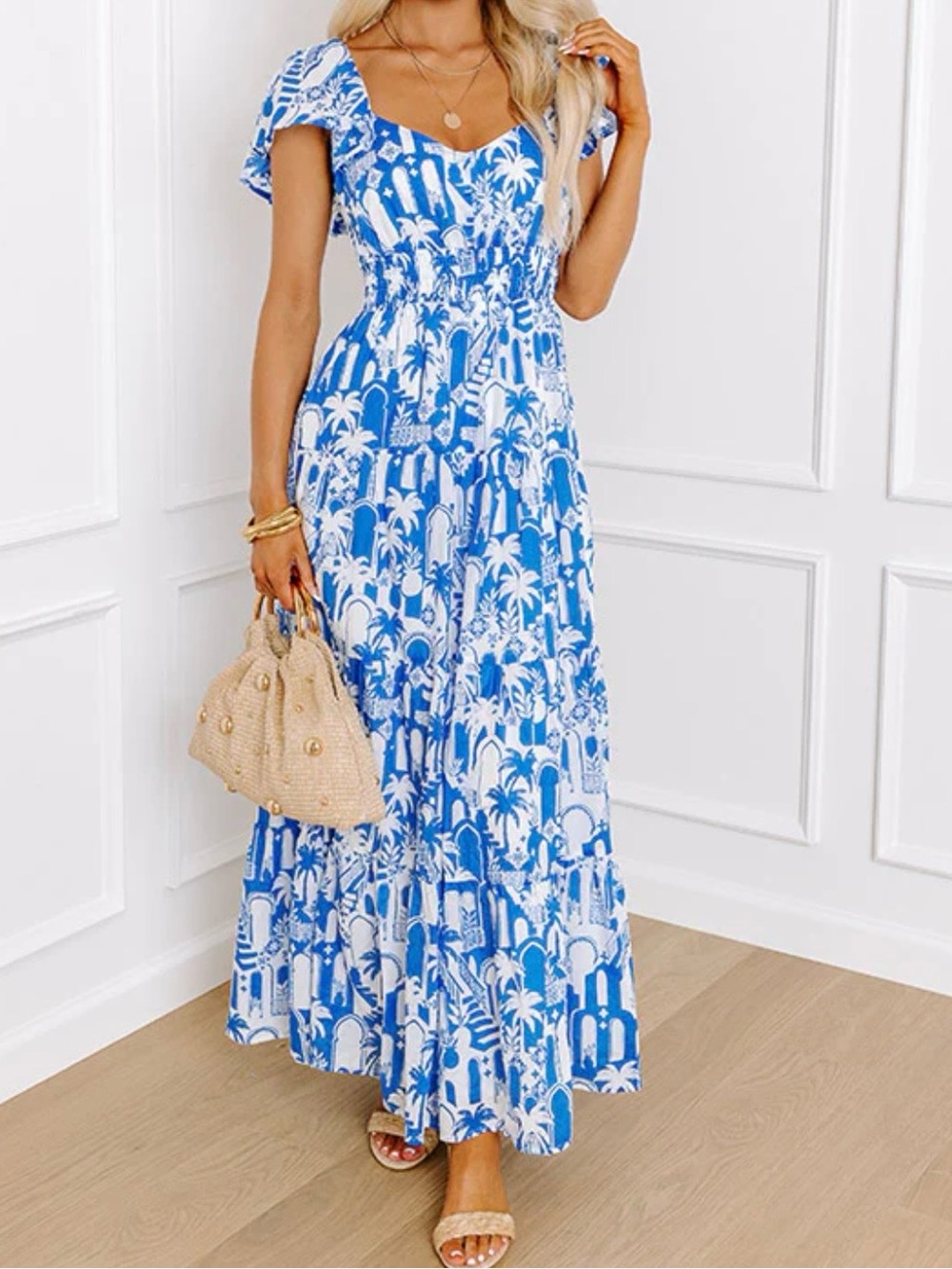 ALMAFI COAST CRUISING MAXI DRESS *NWOT*